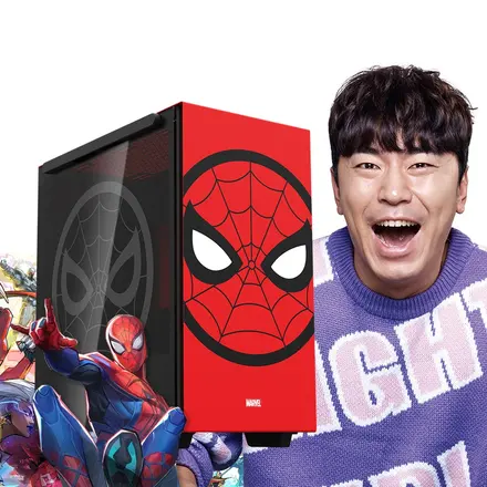 마블 스파이더맨 게이밍PC i5/16G/GTX1650, 500GB, WIN11 Home, i5 8500