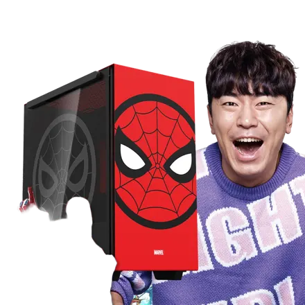 마블 스파이더맨 게이밍PC i5/16G/GTX1650, 500GB, WIN11 Home, i5 8500