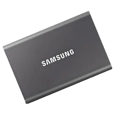 삼성전자 외장SSD 외장하드 포터블 T7, 그레이 + 파우치 + 실리콘케이스 (색상랜덤), 1TB