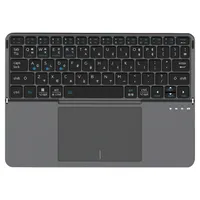 아이노트 터치패드 접이식 휴대용 블루투스 키보드, 블랙, X-Folding XK808B, 제조사축