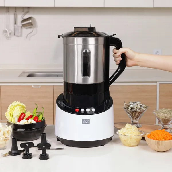 25년최신형 키친플라워 대용량 4.5L 스텐 믹서기 KMX-R4509 레드