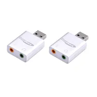 애니포트 7.1채널 USB 사운드 카드 외장형, AP-JH71U, 2개