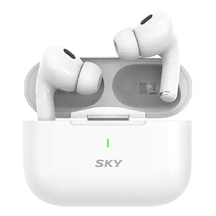 SKY 핏 버스트 ANC 노이즈캔슬링 무선충전 TWS 블루투스 5.4 커널형 무선이어폰, IM-S33ANC, 미스틱 화이트