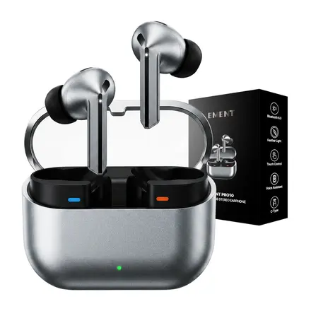 에먼트 블루투스 6.0 커널형 무선 이어폰 ENC 노이즈캔슬링 Hi-Fi 고음질