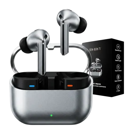에먼트 블루투스 6.0 커널형 무선 이어폰 ENC 노이즈캔슬링 Hi-Fi 고음질