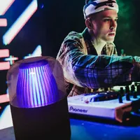 마하f3블루투스스피커겸무드등 엠프 노래방마이크세트 노래방엠프 노래방스피커 음향기 블랙 _HL2026-001