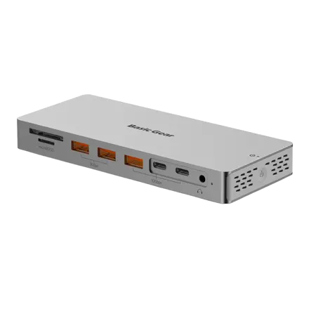 베이직기어 C타입 노트북 도킹스테이션 USB허브 14in1 PD100W