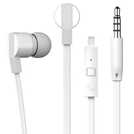 아이리버 브릭캔디 유선 이어폰, BVC-130, 화이트, BVC-130, 화이트