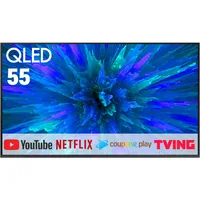 삼성전자 55인치 스마트 TV 에어슬림 큐엘이디 최신형 UHD 4K QLED OTT 미러링 55Q60, 고객직접설치, 스탠드형, 55Q60, 55인치