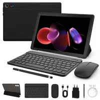 Wqplo A7L 태블릿PC 11인치태블릿 24G+128G 옥타코어 CPU 안드로이드 15 키보드 마우스 터치펜 세트, Wi-Fi, 검정색/Black, 128GB