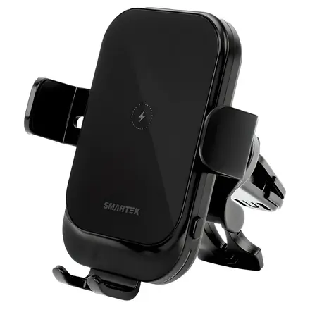 스마텍 차량용 무선 고속 충전거치대, 블랙, ST-CD350