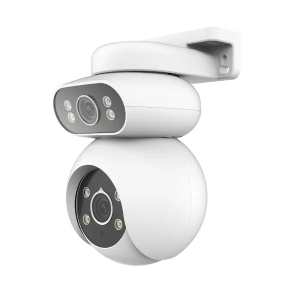 국내발송 AI 듀얼 카메라 1000w 고화소 CCTV 풀컬러 나이트 비전 360도 회전형 움직임 추적 스마트 WiFi 홈 카메라 실외용