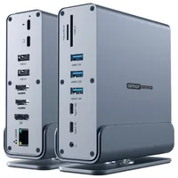 아모란나 C타입 15in1 멀티 허브 USB4 도킹스테이션 트리플 듀얼 4K 60hz 모니터