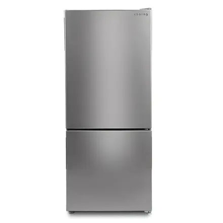 쿠잉전자 메탈 콤비 117L 2도어 냉장고 방문설치, REF-C120S