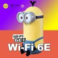 케빈 미니언즈공유기 와이파이 Wi-Fi 6E AXE-5400, 1개
