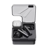 QCY T31 멜로버즈 네오 LED디스플레이 블루투스 이어폰, QCY-T31 MeloBuds Neo, 블랙