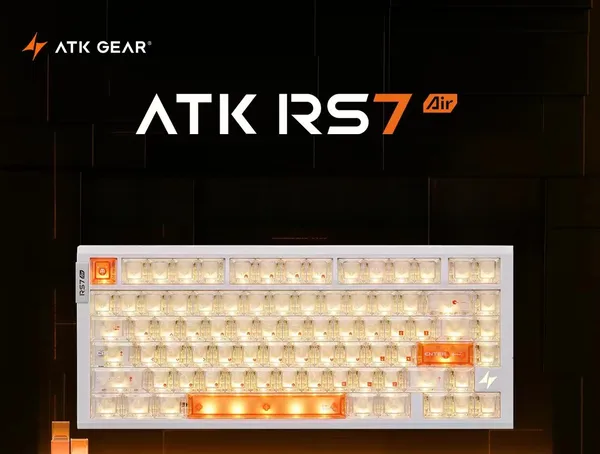 2026 XUAN 환우의 빠른 배송 ATK RS7 AIR 자기축 키보드 75키 레이아웃 유선 게이밍 기계식 키보드 색 선택가능 YXJP
