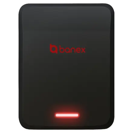 바넥스 무선 하이패스 단말기 BX400, USB케이블 + 일반거치대, 블랙