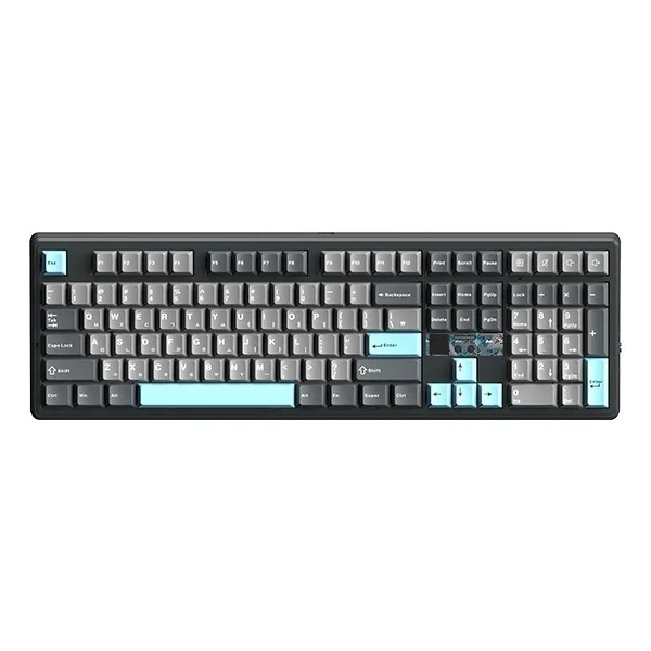 (AULA) 유무선 블루투스 기계식 키보드 아우라 F108Pro V2 8K 독거미 모던 블랙 저소음 바다축