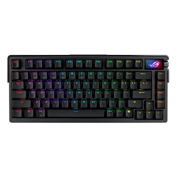ROG ASUS AZOTH EXTREME NX SNOW 리니어 8K 게이밍 유무선 키보드, 블랙, 단일상품, 적축