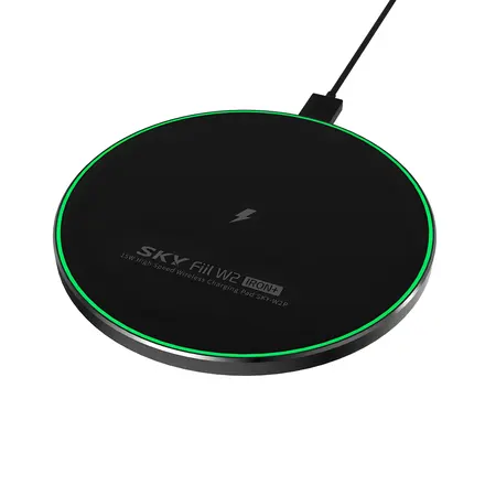 SKY 필 W2P 아이언+ 15W 고속 무선충전기 패드 SKY-W2P