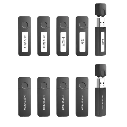 MOVESPEED YSUHWS10 USB 메모리 10개 세트 회사/학교 대량용 휴대용 USB 플래시 드라이브, 10개, 4GB