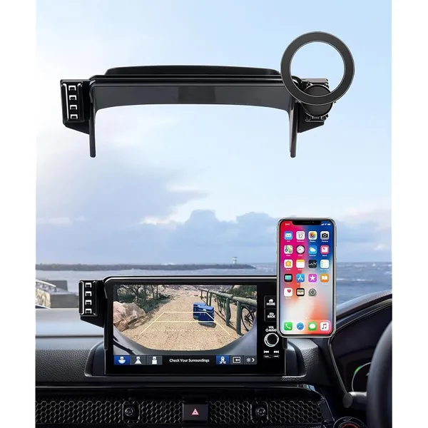 CR-V eHEV 전용 차량용 스마트폰 홀더 2024-2026년 crv MagSafe 대응 강력한 자석 iPhone12-17