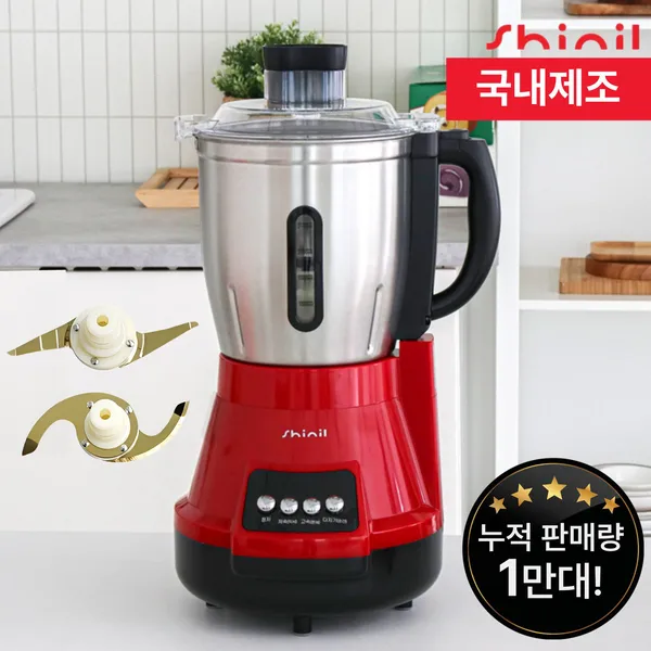 (NEW) 신일 프리미엄 티타늄 4.5L 대용량 믹서기 레드 SMX-450WP, SMX-450WP