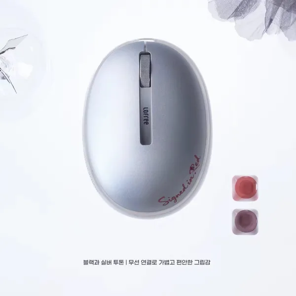 2026 환우 빠른배송 신상 로프리 푸딩 lofree 무선 블루투스 마우스 사무용 게이밍용 실버 블랙 mac Android LFPJ