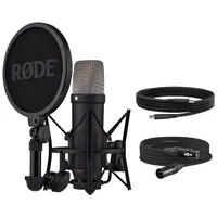 RODE NT1 5th GEN 로데 콘덴서 마이크 보컬 악기용 녹음용 XLR USB 사용 가능 5세대 [정품/블랙], 블랙, 단품