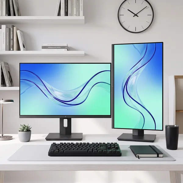 주연테크 QHD 120Hz USB-C 피벗스탠드 모니터 68~69cm(27인치), 무결점