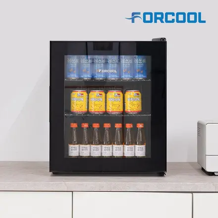 포쿨 미니 쇼케이스 냉장고 KVC-50 50L