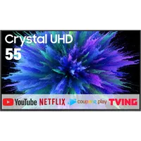 삼성전자 55인치 최신형 슬림베젤 UHD 4K 스마트 LED TV 유튜브 넷플릭스 디지니 미러링 55DU7200, 방문설치, 스탠드형, 55DU7200, 55인치