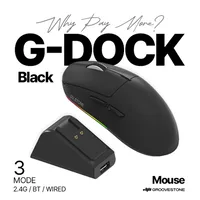 그루브스톤 G-DOCK 충전독 지독 유무선 저소음 마우스 G Dock