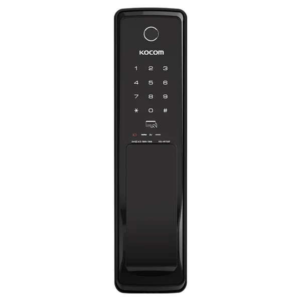 코콤 손잡이 있음 무타공 지문인식 현관문 디지털 도어락, KDL-HP750F, 고객직접설치