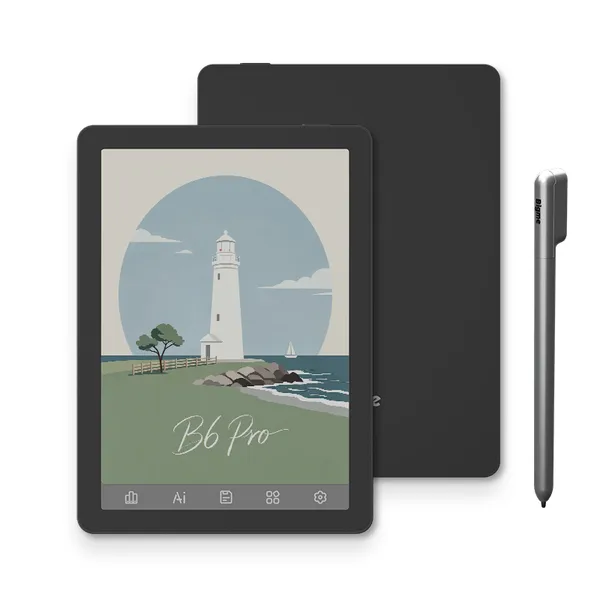 Bigme B6 Pro 6인치 컬러 잉크 디스플레이  이북리더기 8코어 프로세서 8+256GB 필기 기능 지원