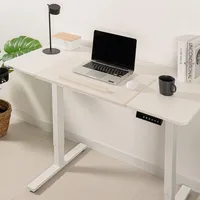 롱코 모션데스크 전동 높이조절 책상 싱글 슬림, 화이트