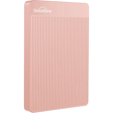 UnionSine 휴대용 외장하드 USB3.0 / 대용량 / 노트북 PC 맥 호환, PINK, 500GB