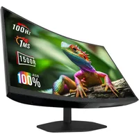 새로운 Sceptre 커브드 27인치 게이밍 모니터 1500R 100Hz HDMI X2 디스플레이포트 1ms 100% sRGB 내장 스피커 머신 블랙 2026 C275W - F