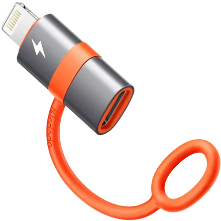 맥도도 포터블 C타입 to 라이트닝 미니 젠더, 블랙, 1개, 29.3mm