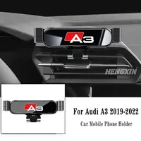 아우디 A3 S3 8V 2014-2025용 차량용 휴대폰 거치대, 에어벤트 마운트 스탠드, GPS 중력 내비게이션 브래킷