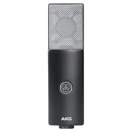 AKG 유선 콘덴서 마이크 + H81 스탠드 마운트, 단일 색상, C104