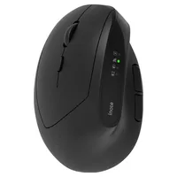 아이노트 인체공학 버티컬 무선 마우스, VM560RB-Left, 블랙-L
