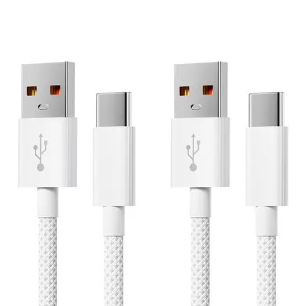 usb c타입 케이블 usb to c 초고속 충전 케이블 차량용 고속 충전기 c타입 케이블 1m/1.5m/2m C타입 고속 충전기 케이블, 2개, 화이트, 2m