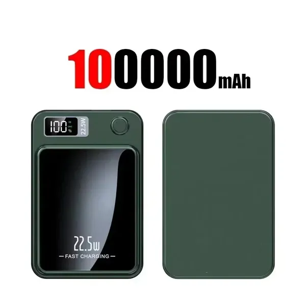 레노버 2026 200000mAh 자기 무선 전원 은행 아이폰 화웨이 삼성용 magsafe 보조 배터리용 휴대용 고속 충전기
