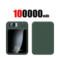 레노버 2026 200000mAh 자기 무선 전원 은행 아이폰 화웨이 삼성용 magsafe 보조 배터리용 휴대용 고속 충전기
