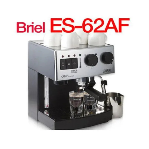 산 반자동 에스프레소 멀티 커피머신(파드커피머신 겸용) ES 62AF(19기압 분쇄 파드커피 브리엘
