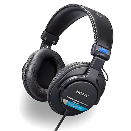 소니 스튜디오 모니터링 헤드폰, MDR-7506, 혼합색상, 패시브노이즈캔슬링(PNC), 3.5mm단자, 혼합색상, MDR-7506