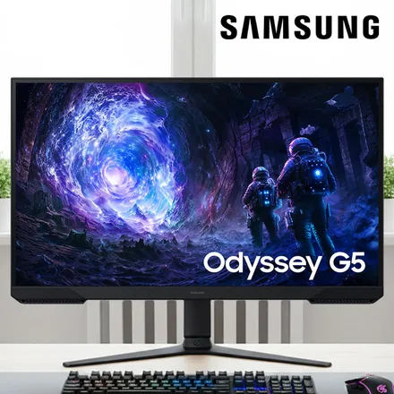 삼성 오디세이 G5 27인치 게이밍모니터 S27FG510 LS27FG510EKXKR QHD 180Hz HDR10 피벗, 68.4cm, LS27FG510
