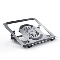 오리코 쿨링팬 게이밍 노트북 쿨러 알루미늄 거치대 NSF1, 그레이, 1개